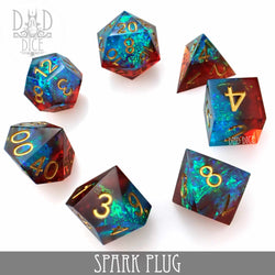 Spark Plug Handmade Dice Set (Online Order Only)