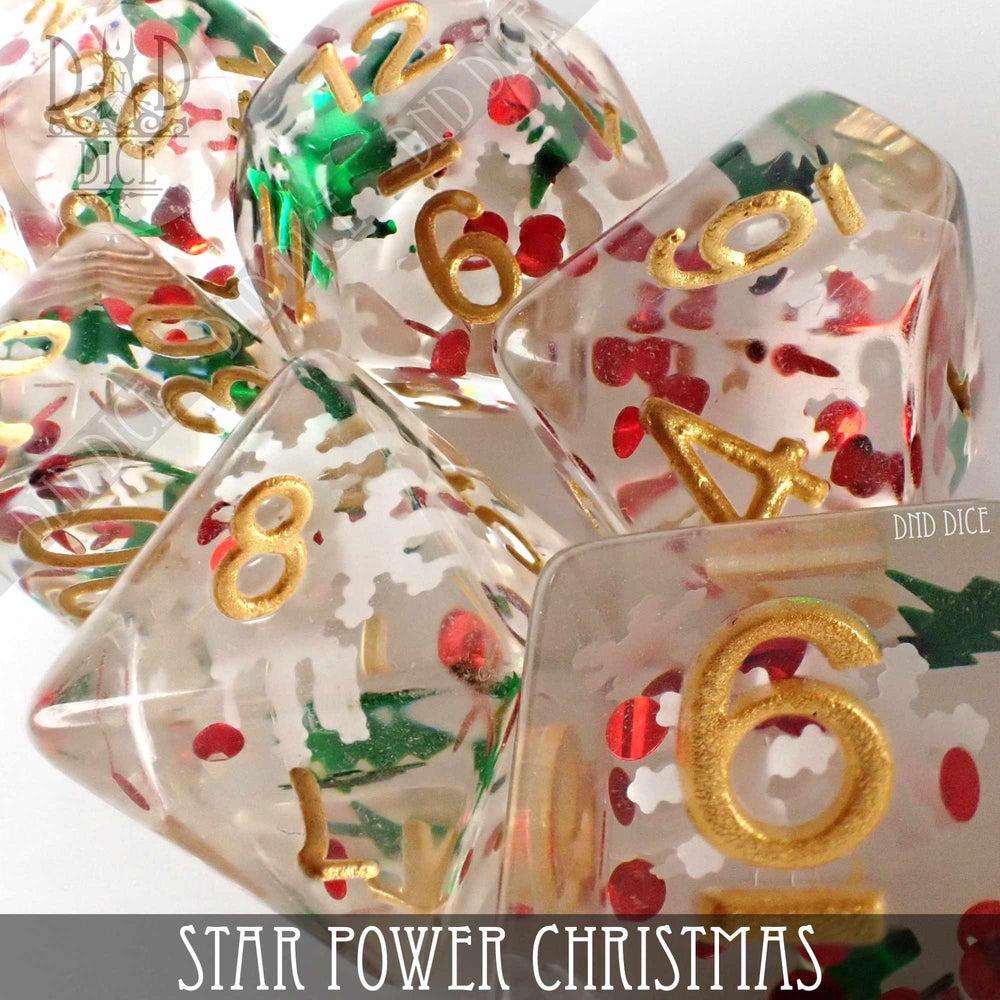 Star Power Christmas Dice Set (Online Order Only)
