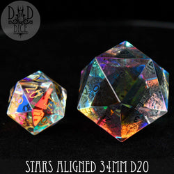 Stars Aligned Glass 30mm D20 (Gift Box) (Online Order Only)