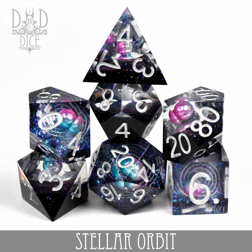 Stellar Orbit Handmade Dice Set (Online Order Only)
