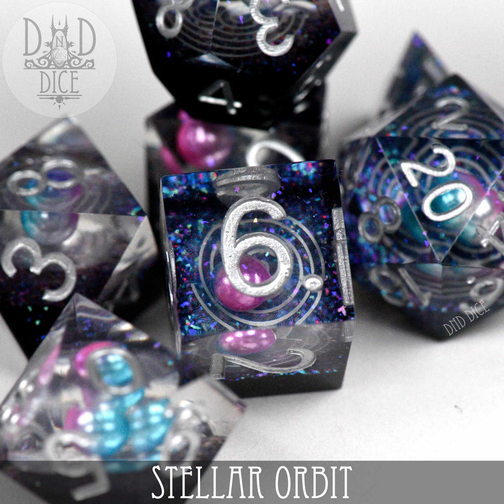 Stellar Orbit Handmade Dice Set (Online Order Only)