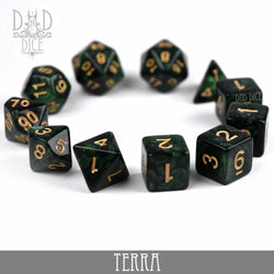 Terra Galaxy 7 or 11 Dice Set (Online Order Only)