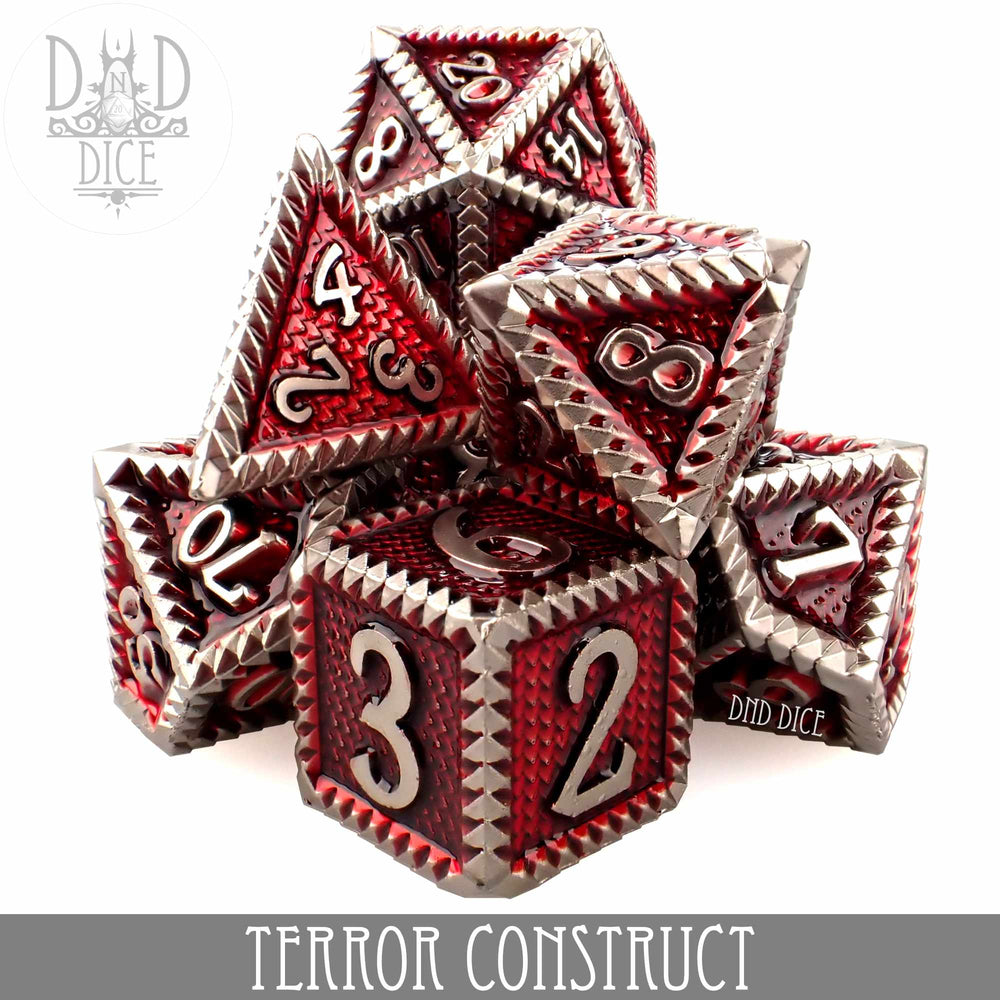 Terror Construct Metal Dice Set (Online Order Only)
