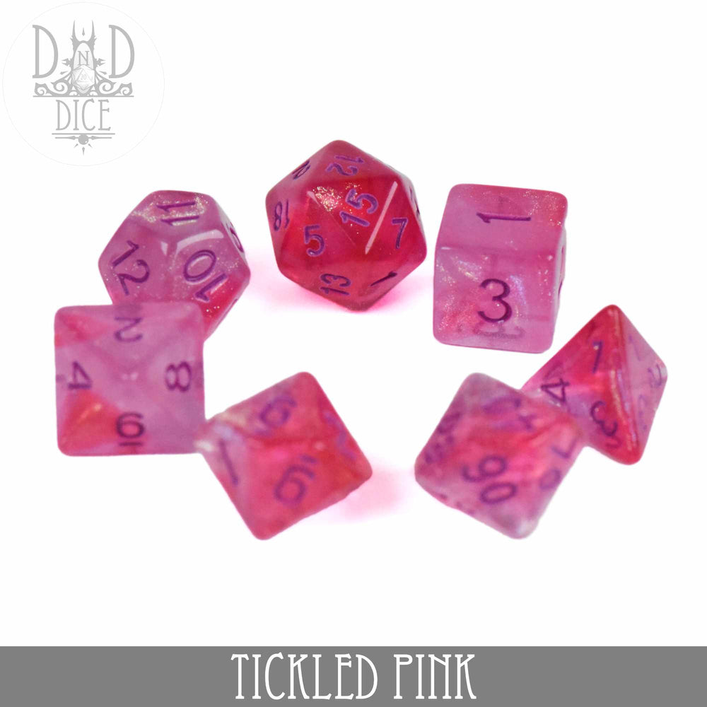 Tickled Pink Dice Set (Online Order Only)