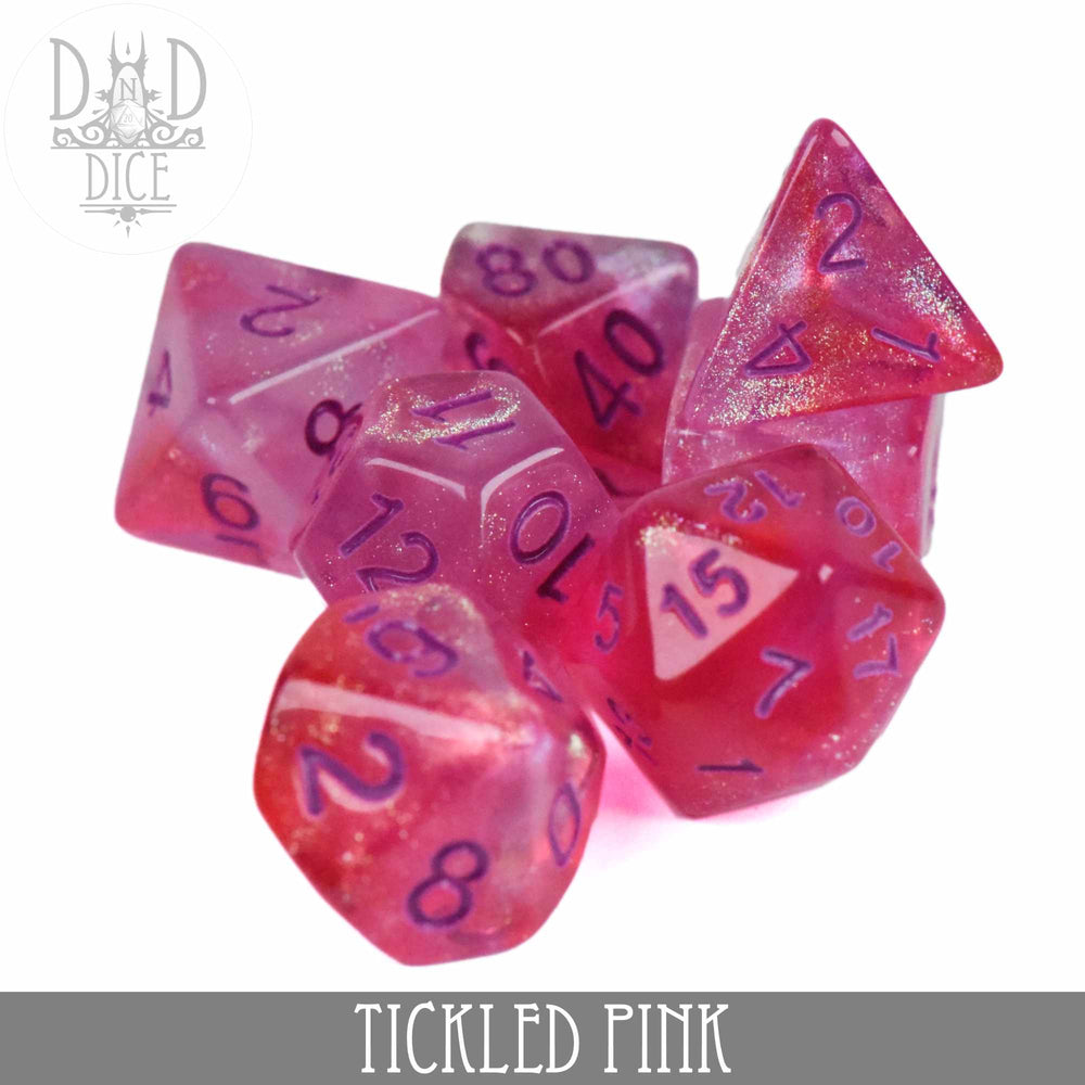 Tickled Pink Dice Set (Online Order Only)