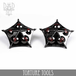 Torture Tools Red - Metal Dice Set (Online Order Only)