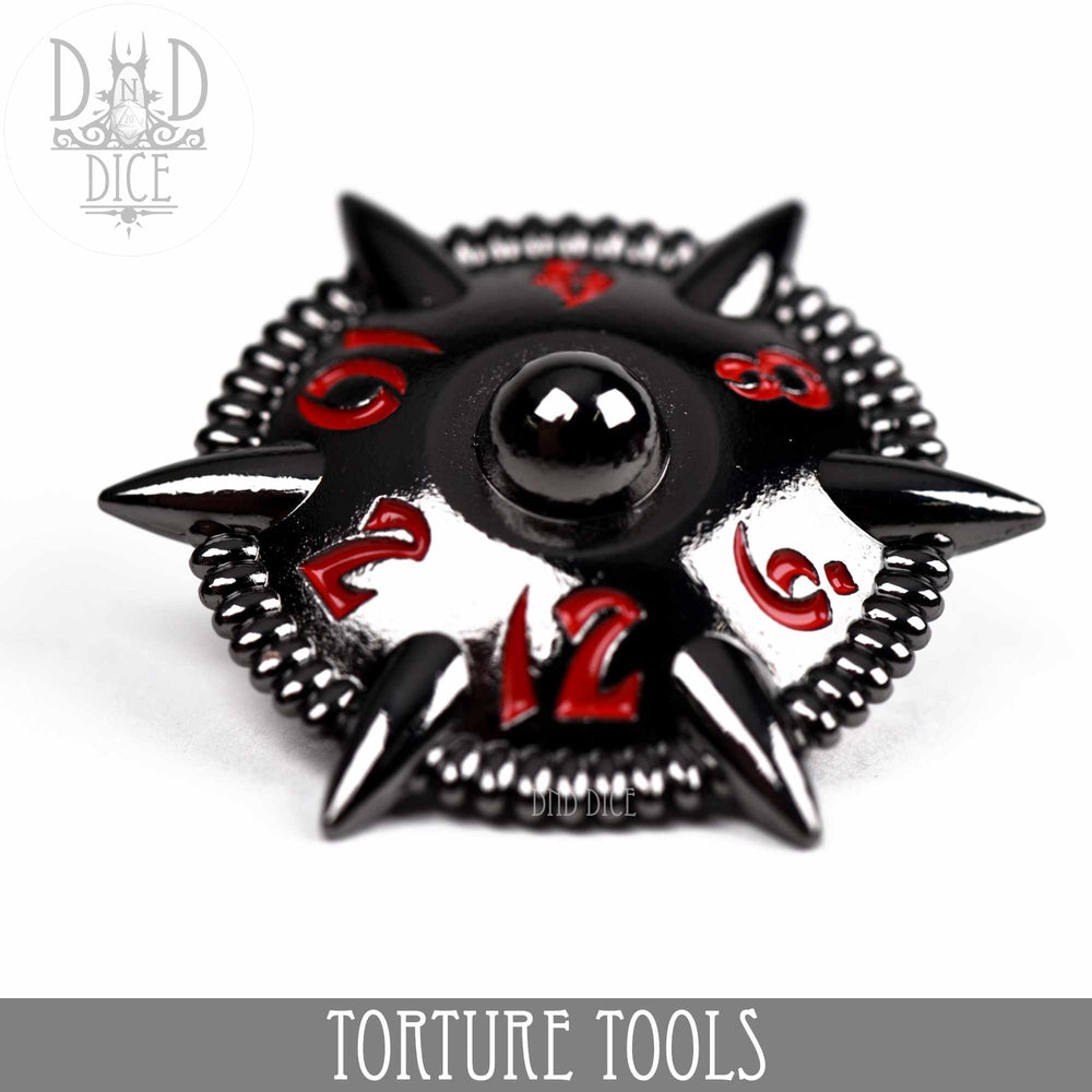Torture Tools Red - Metal Dice Set (Online Order Only)
