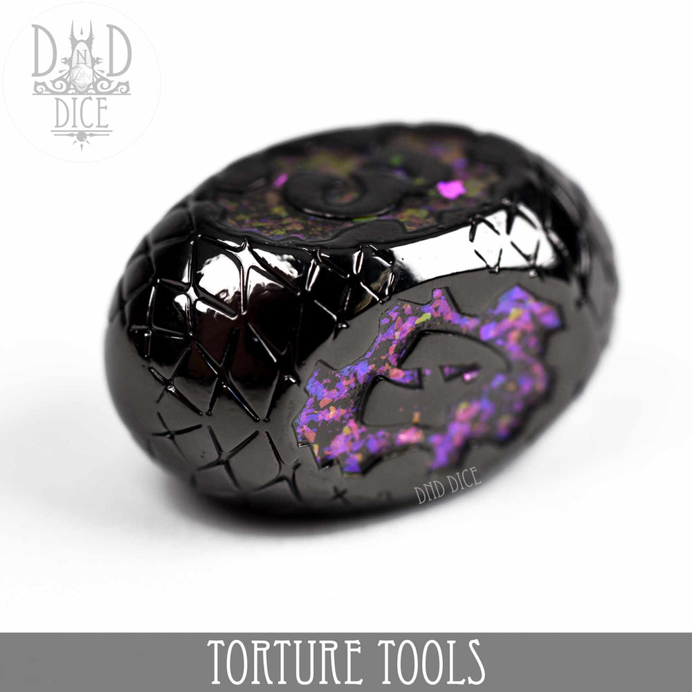 Torture Tools Red - Metal Dice Set (Online Order Only)