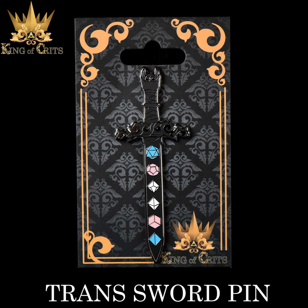 Trans Sword Enamel Pin (Online Order Only)
