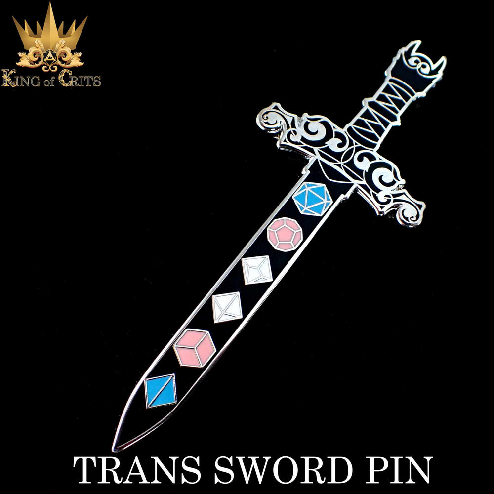 Trans Sword Enamel Pin (Online Order Only)