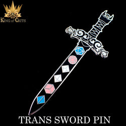 Trans Sword Enamel Pin (Online Order Only)