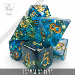 Treasure Map Dice Set (Online Order Only)