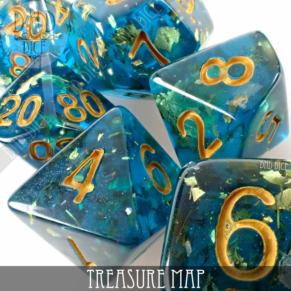 Treasure Map Dice Set (Online Order Only)