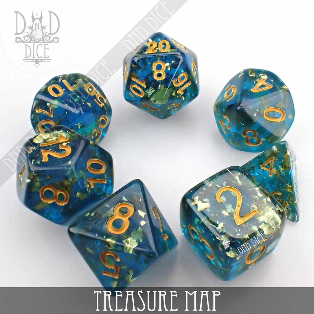 Treasure Map Dice Set (Online Order Only)