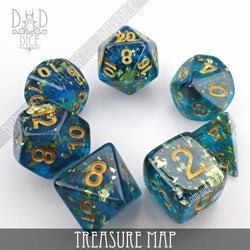 Treasure Map Dice Set (Online Order Only)