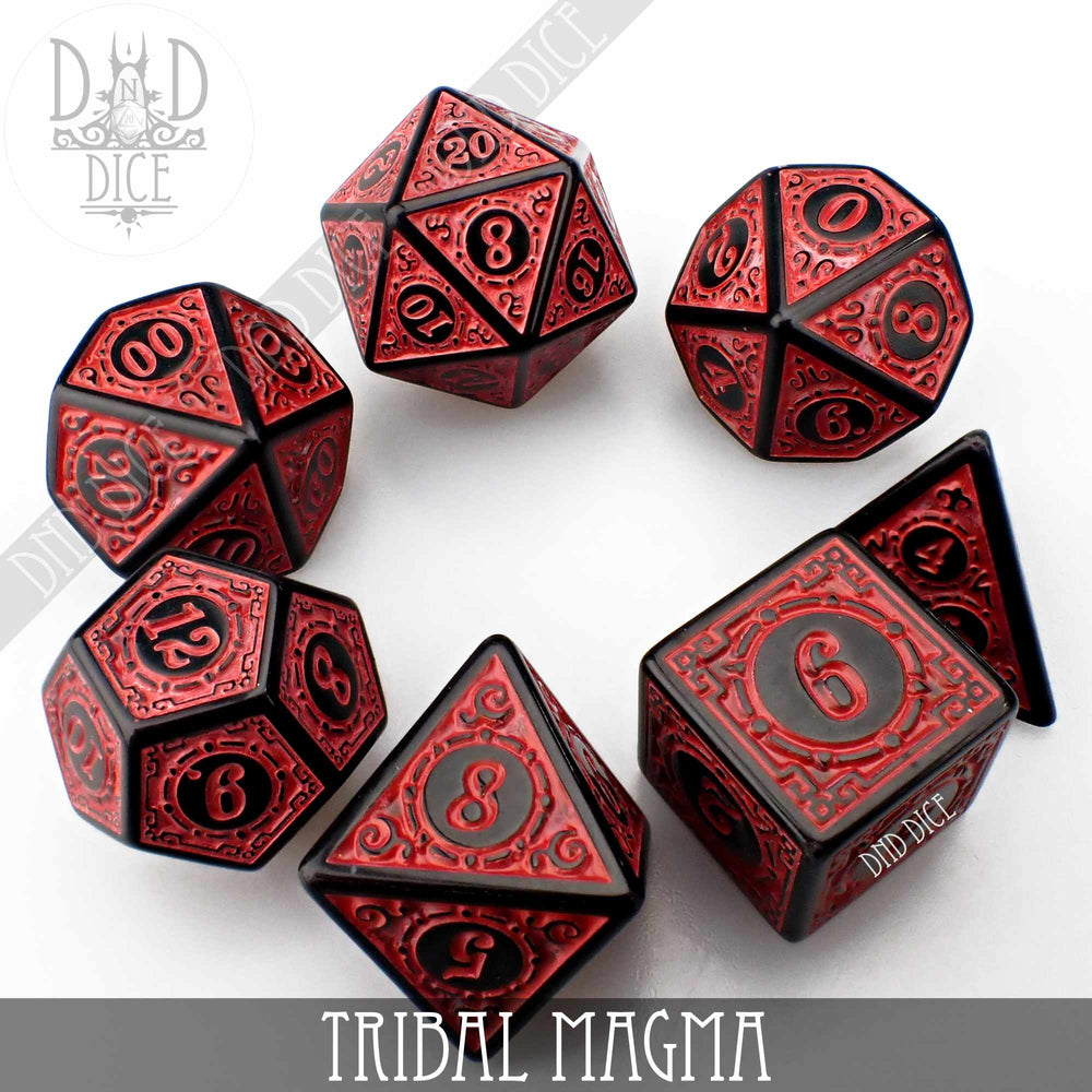 Tribal Magma Dice Set (Online Order Only)