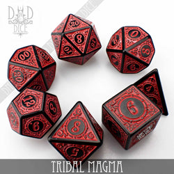 Tribal Magma Dice Set (Online Order Only)