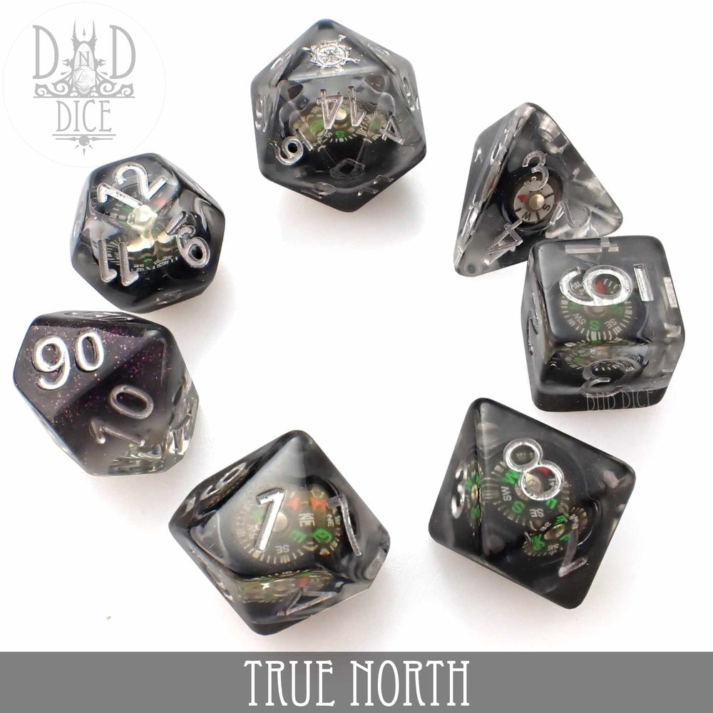 True North Dice Set (Real Compass) (Online Order Only)