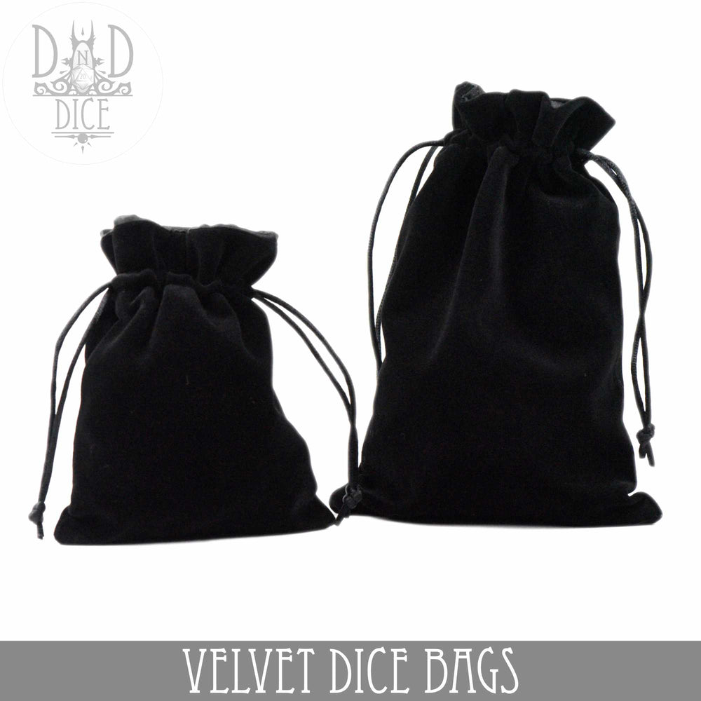 Velvet Dice Bags (2 Sizes) (Online Order Only)