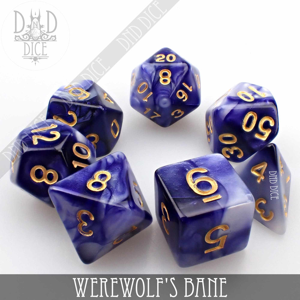 Werewolf's Bane Dice Set (Online Order Only)