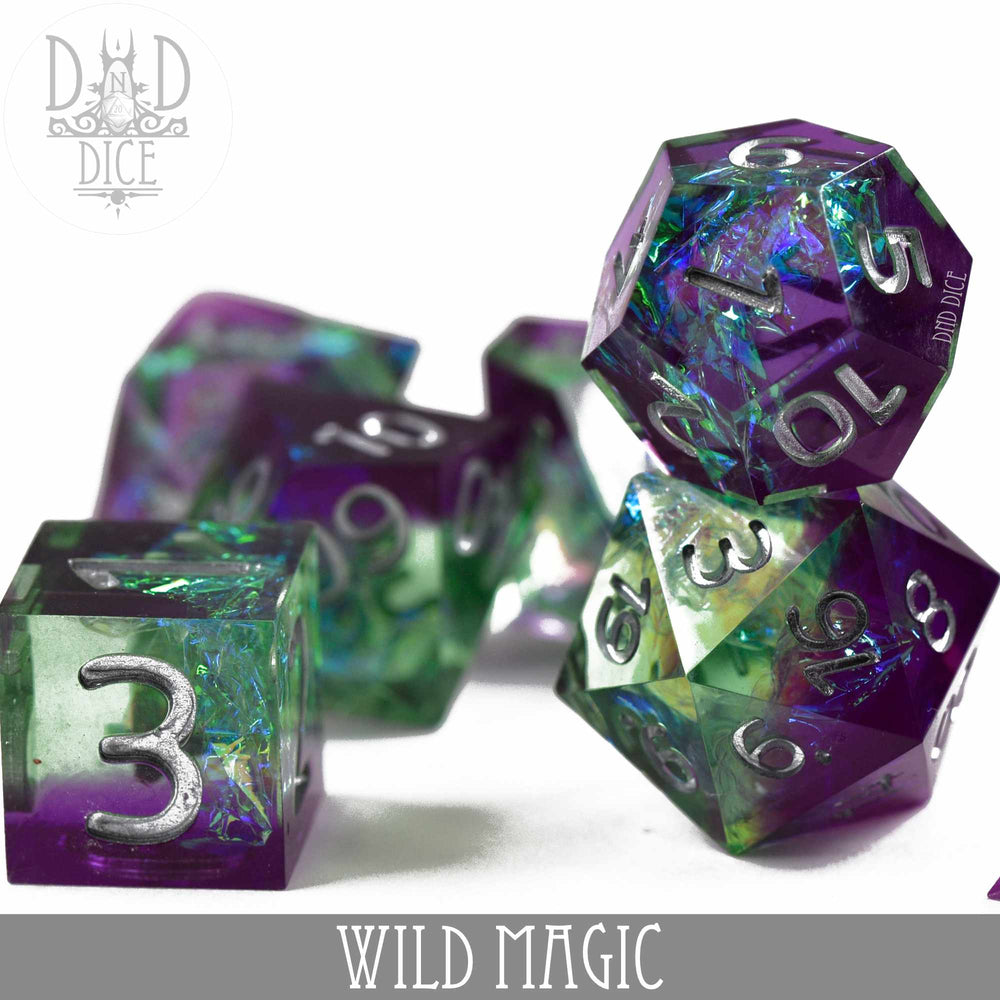 Wild Magic Handmade Dice Set (Online Order Only)