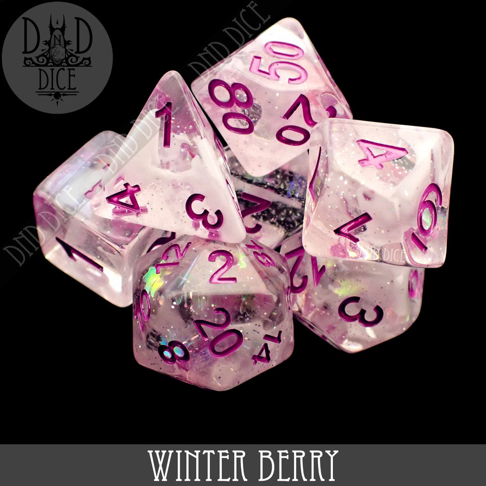 Winter Berry Dice Set (Online Order Only)