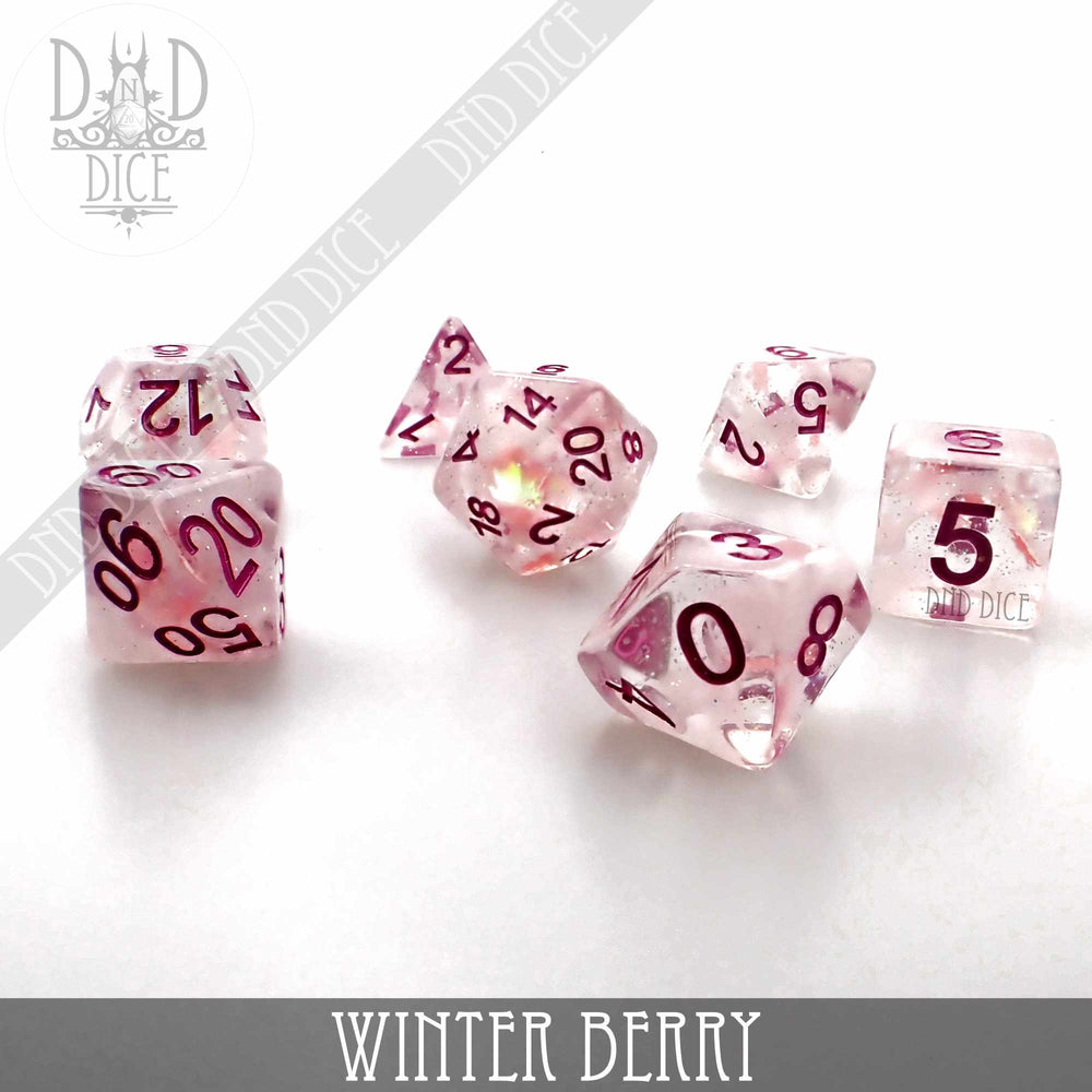 Winter Berry Dice Set (Online Order Only)