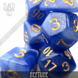 Neptune Galaxy Dice Set (Online Order Only)
