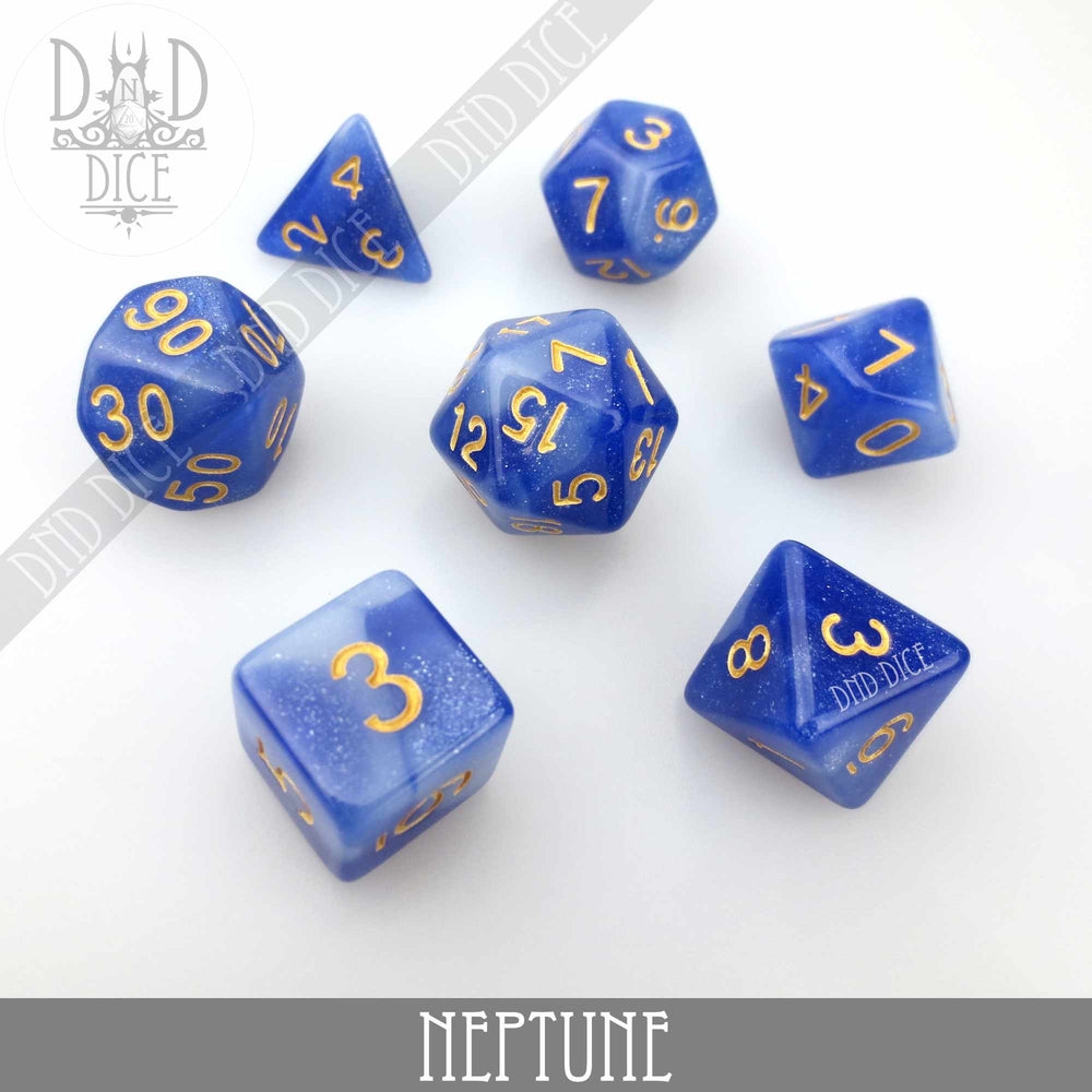 Neptune Galaxy Dice Set (Online Order Only)