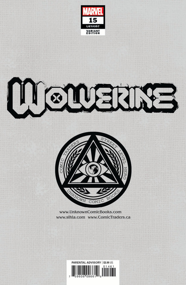 Wolverine #15 Unknown Comics Alan Quah Exclusive Var (08/25/2021) (ONLINE ORDER ONLY)
