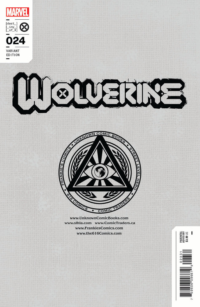 Wolverine #24 Unknown Comics Tony Daniel Exclusive Var (09/07/2022) (ONLINE ORDER ONLY)