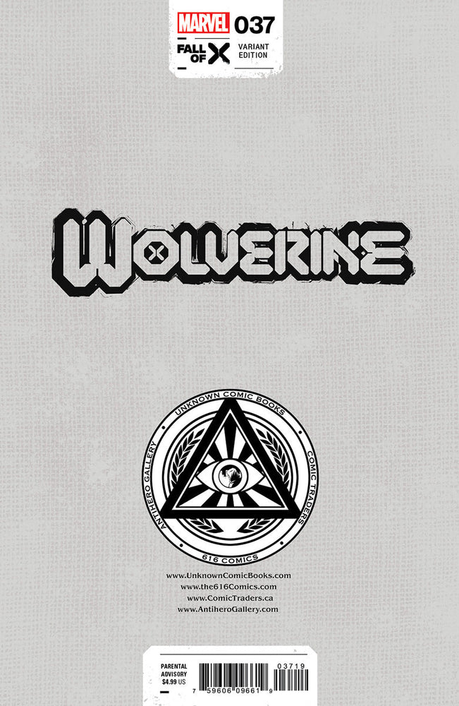 [Signed by David Nakayama] WOLVERINE #37 [FALL] UNKNOWN COMICS DAVID NAKAYAMA HELLFIRE EXCLUSIVE VAR (ONLINE ORDER ONLY)