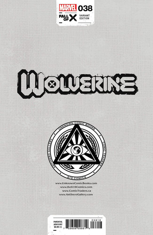 [Signed Nakayama W/ COA] WOLVERINE #38 [FALL] UNKNOWN COMICS DAVID NAKAYAMA HELLFIRE EXCLUSIVE VIRGIN VAR (04/24/2024) (ONLINE ORDER ONLY)