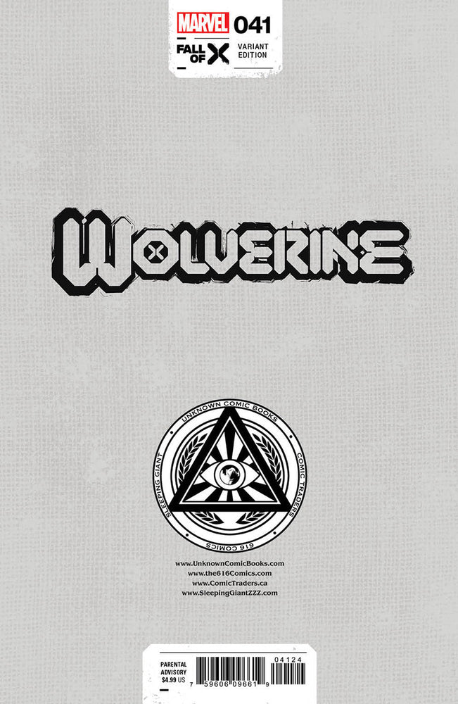[Signed by Tyler Kirkham] WOLVERINE #41 Kirkham Unknown EXCL (ONLINE ORDER ONLY)