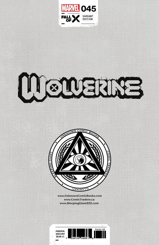 Wolverine 45 Unknown Comics Kaare Andrews Exclusive Var [03/13/2024] (ONLINE ORDER ONLY)