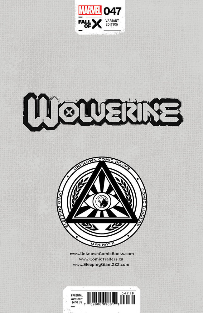Wolverine #47 Unknown Comics Mico Suayan Exclusive Var (04/10/2024) (ONLINE ORDER ONLY)