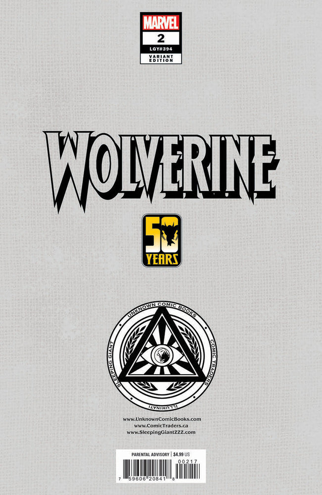 [Signed by Tyler Kirkham] WOLVERINE #2 Unknown Tyler Kirkham Connecting Cover Excl Var (ONLINE ORDER ONLY)