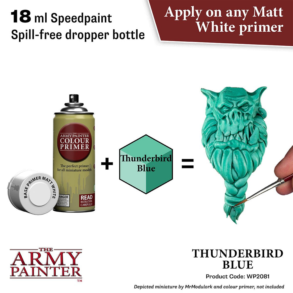 Army Painter Warpaints Speedpaint 2.0: Thunderbird Blue 18ml (ONLINE ORDER ONLY)