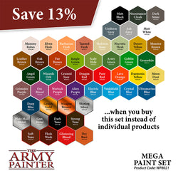 Army Painter Warpaints: Mega Paint Set (ONLINE ORDER ONLY)