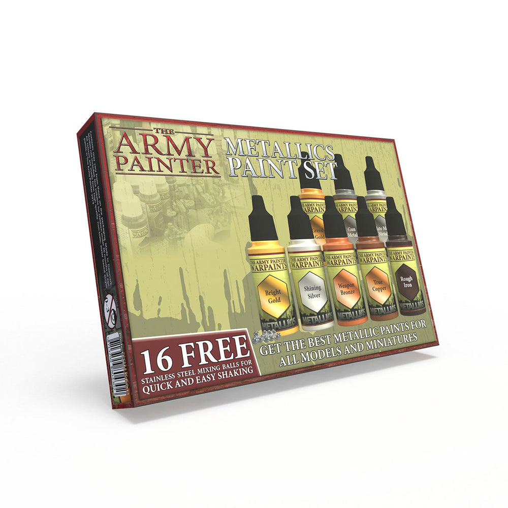 Army Painter Warpaints: Metallics Paint Set (ONLINE ORDER ONLY)
