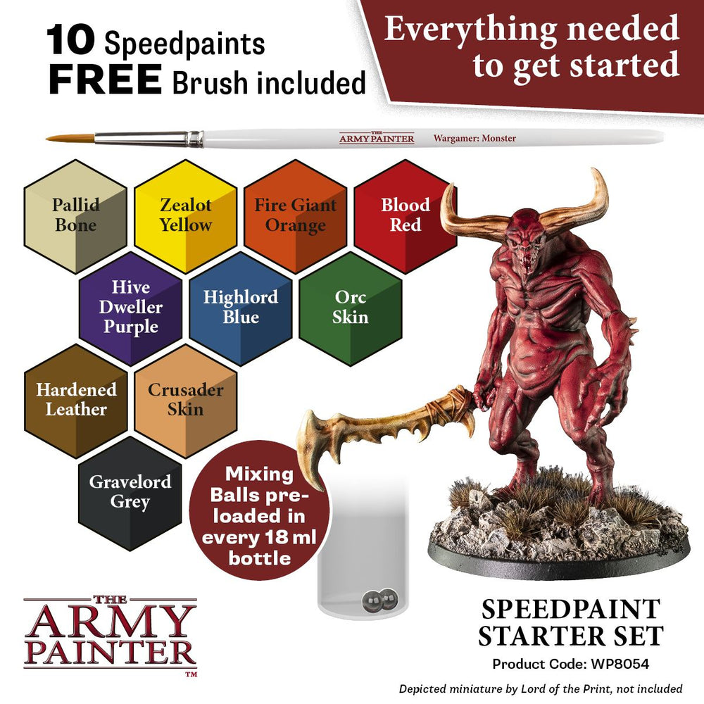 Army Painter Warpaints: Speedpaint Starter Set (ONLINE ORDER ONLY)