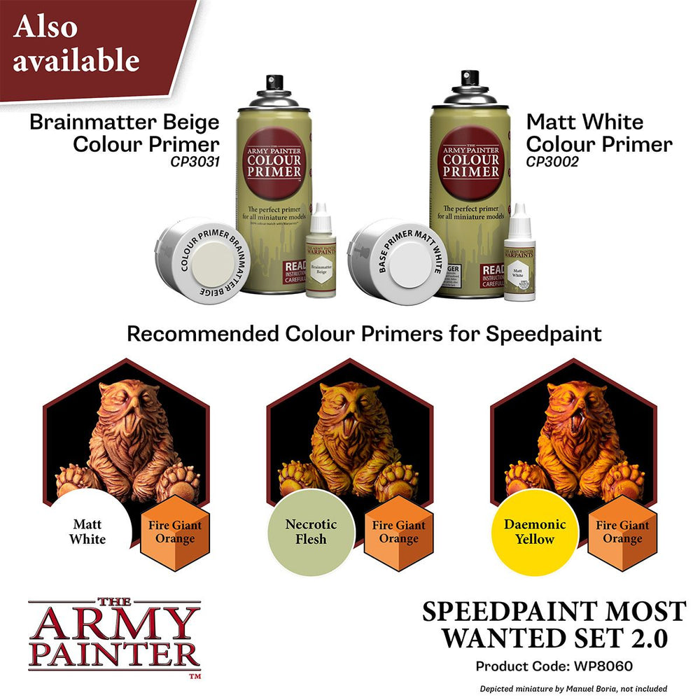 Army Painter Speedpaint Most Wanted Set 2.0 (ONLINE ORDER ONLY)