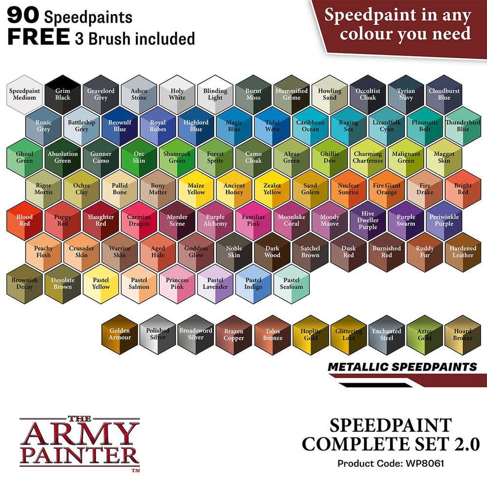 Army Painter Speedpaint Complete Set 2.0 (ONLINE ORDER ONLY)