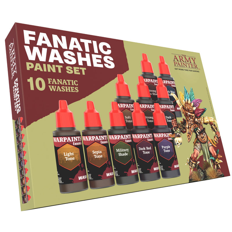 The Army Painter Warpaints Fanatic: Washes Paint Set (ONLINE ORDER ONLY)
