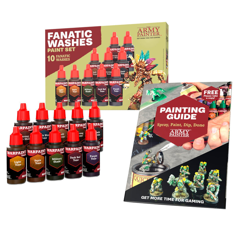 The Army Painter Warpaints Fanatic: Washes Paint Set (ONLINE ORDER ONLY)
