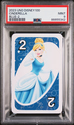 2023 UNO DISNEY 100 CINDERELLA BLUE 2 PSA 9 (Online Order Only)