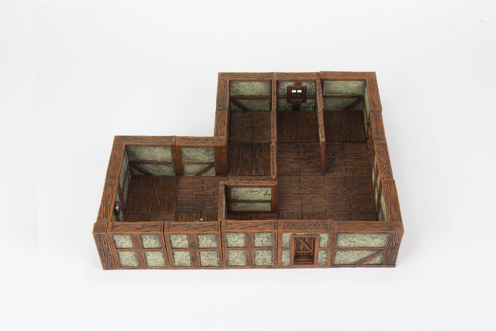 WarLock Tiles: Town & Village II - Full Height Plaster Walls (ONLINE ORDER ONLY)