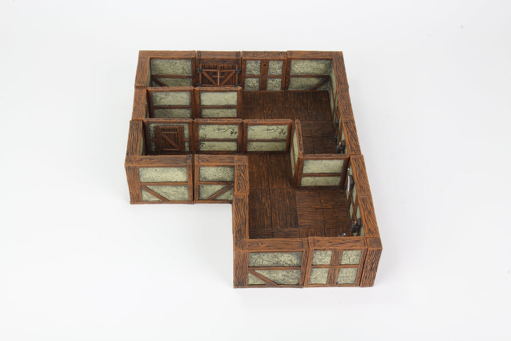 WarLock Tiles: Town & Village II - Full Height Plaster Walls (ONLINE ORDER ONLY)