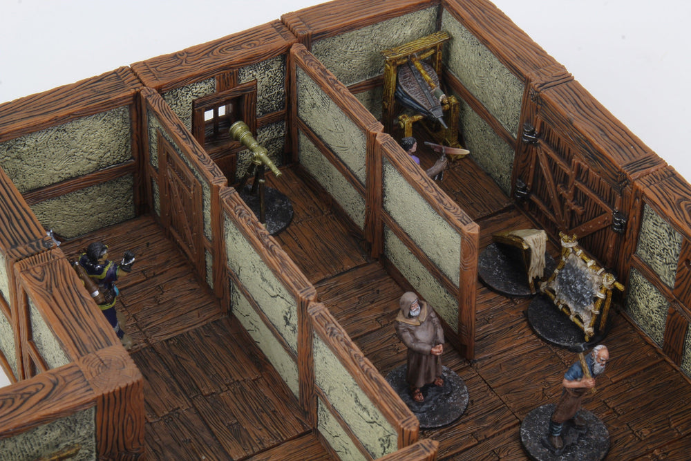 WarLock Tiles: Town & Village II - Full Height Plaster Walls (ONLINE ORDER ONLY)