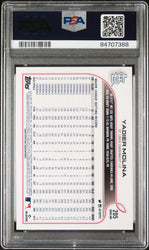 2022 TOPPS YADIER MOLINA  #205 - PSA 10 (Online Order Only)